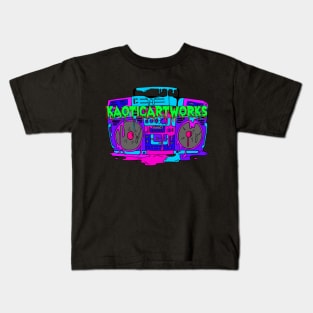 Boom Box Kids T-Shirt